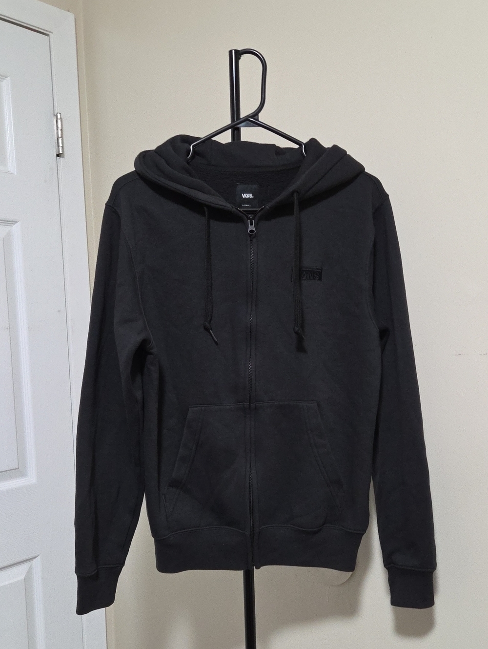 Vans Men's Black Full-Zip Hoodie Jacket